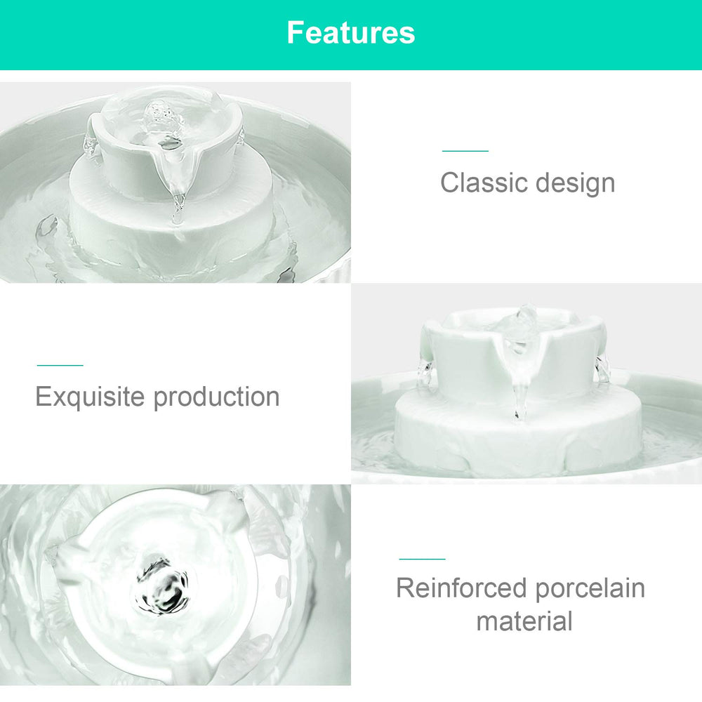 Wonder Creature porcelain surface is smooth and easy to clean.