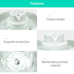 Wonder Creature porcelain surface is smooth and easy to clean.
