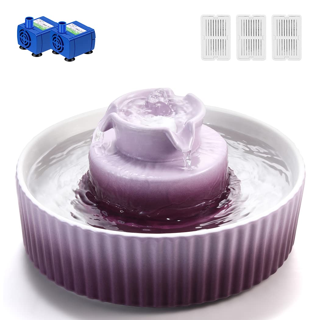 Wonder Creature Cupcake Cat Fountain assembly shows quick setup and clean porcelain.