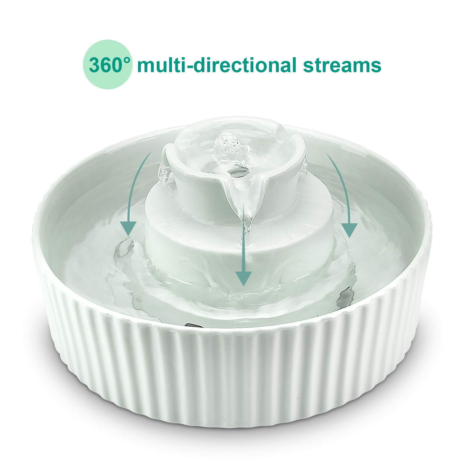 Wonder Creature Cupcake Cat Fountain elegant indoor design complements home decor.