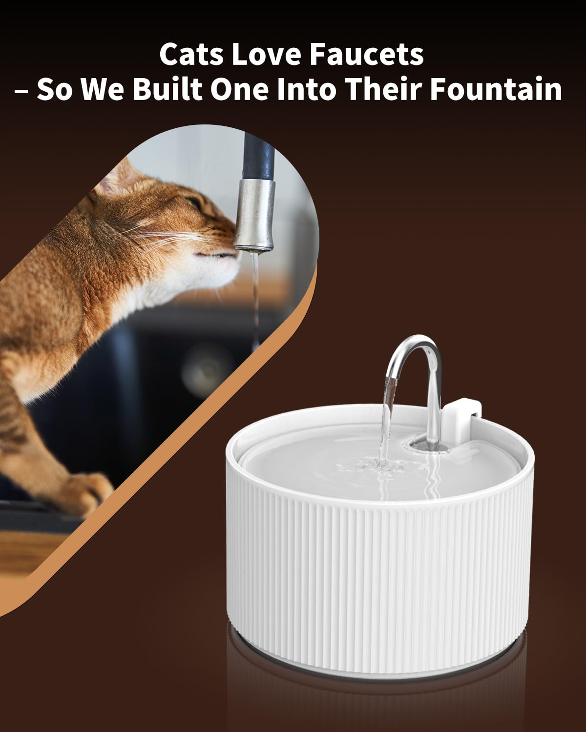 Wonder Creature fountain installation scene shows easy, mess-free setup