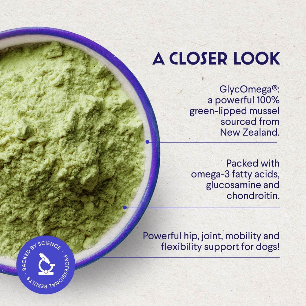 WONDER PAWS blue lipped mussels powder supplement for dogs