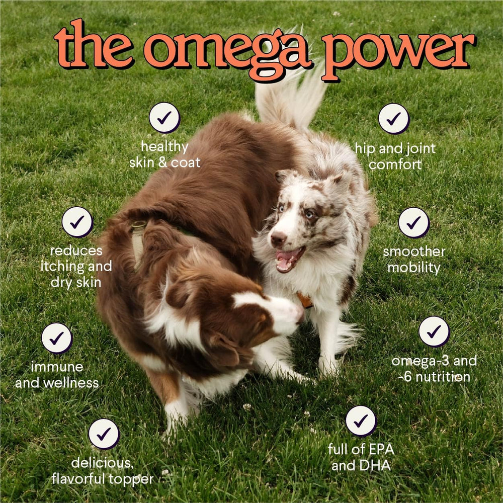 Wonder Paws MSC certified salmon oil demonstrates quality.