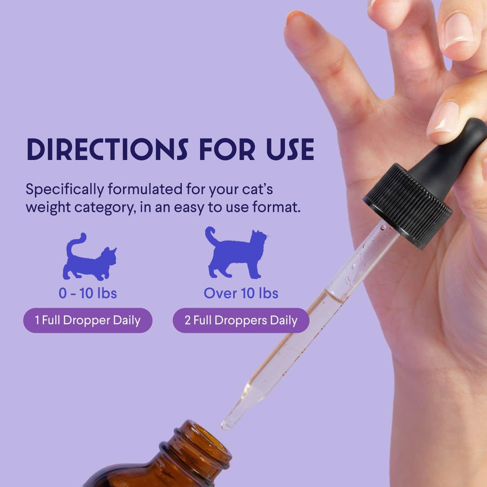 Wonder Paws NASC-certified cat supplement badge signals strict quality controls.