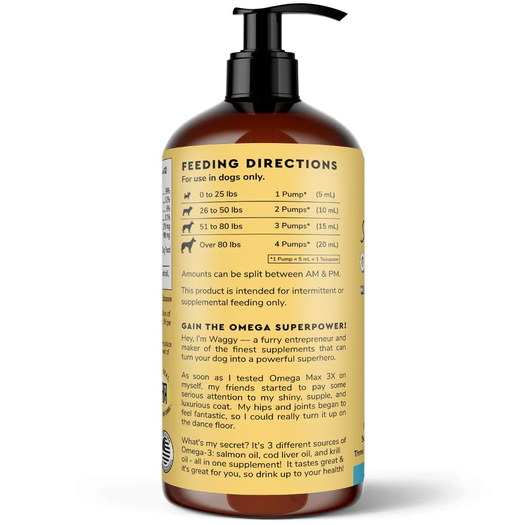 Wonder Paws skin and coat shine with Omega 3 formula