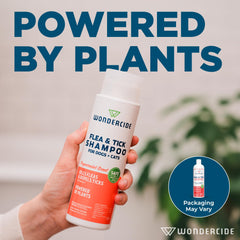 Wondercide peppermint scent enhances the bathing experience for pets.