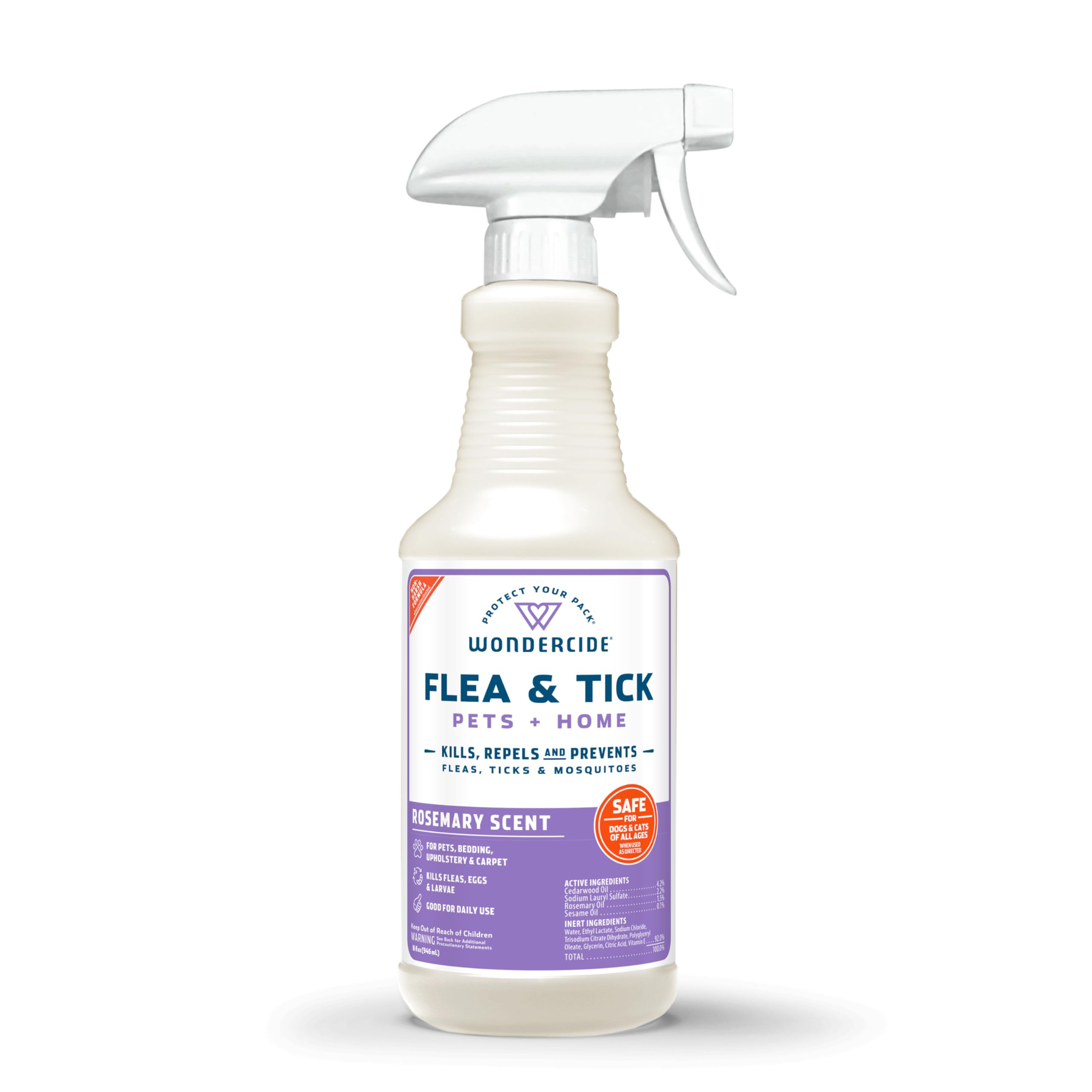 Wondercide rose spray bottle shows natural pest control option for pets and home