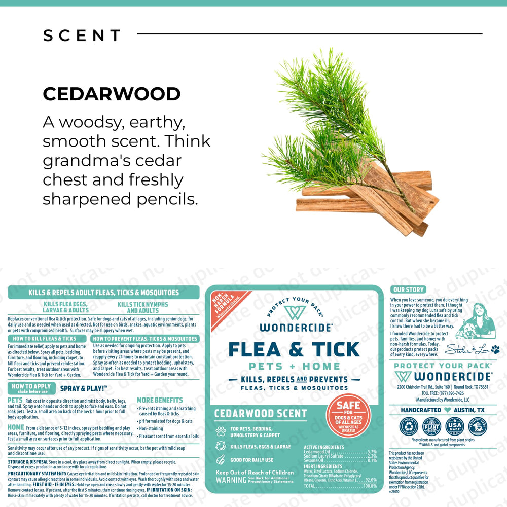 Wondercide USA-made, cruelty-free formula supports effective pest management at home.