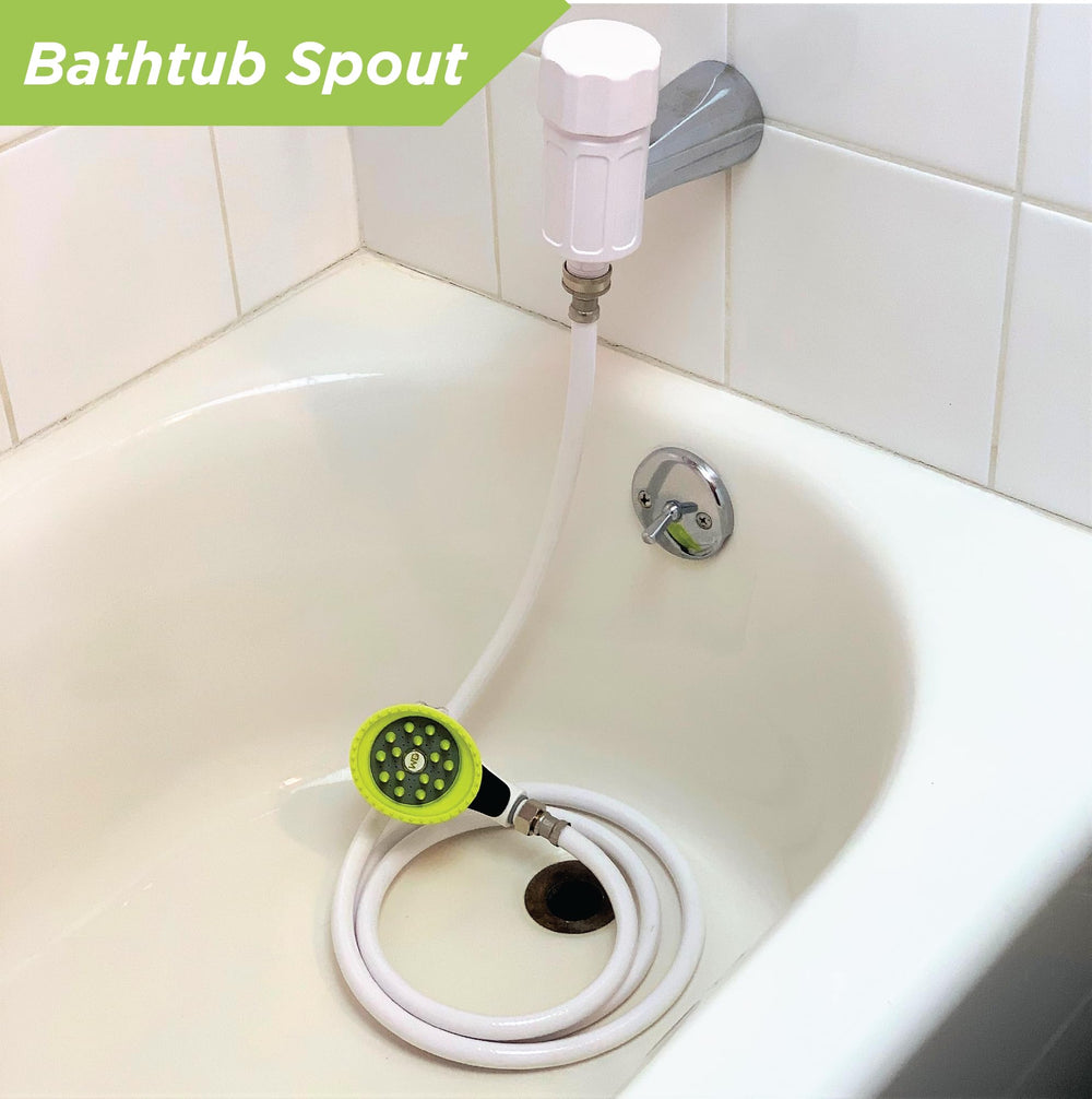 Wondurdog front pull-up diverter compatible with garden hose.