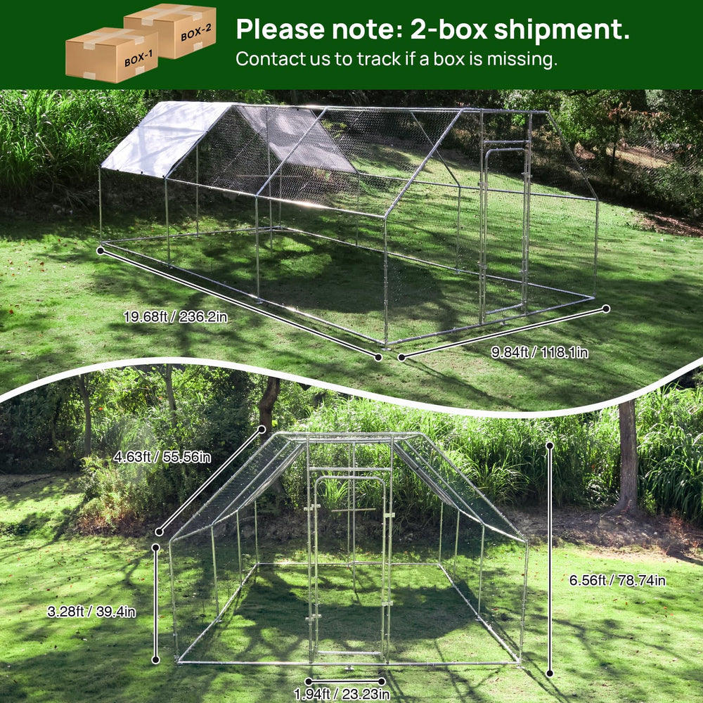 Wonline chicken coop interior with ample roaming area for chickens.