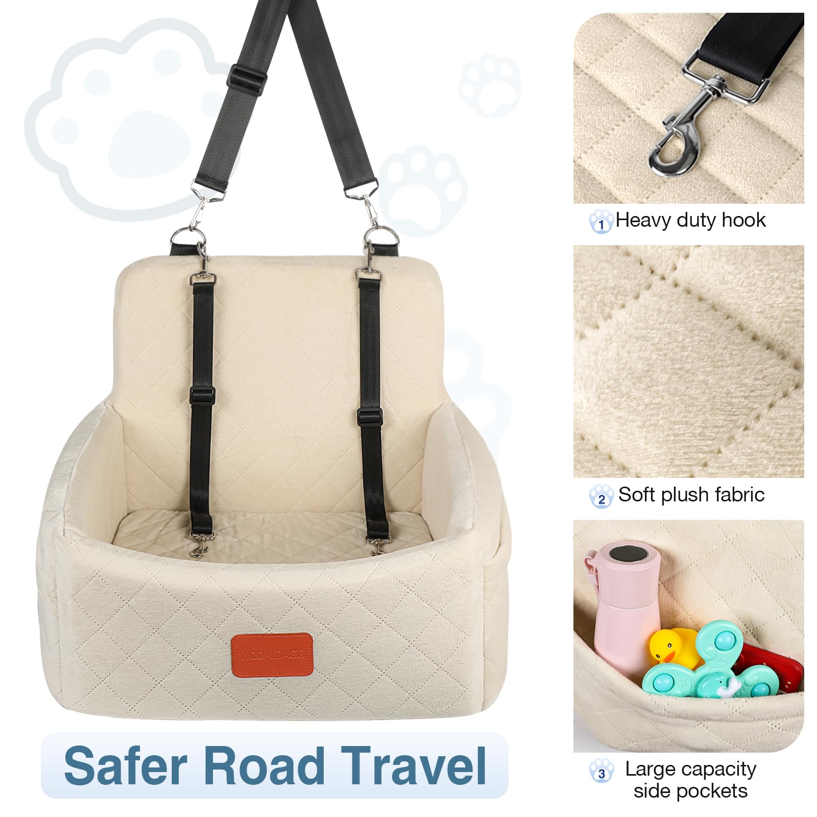 Wooaidagg anti-slip bottom keeps the seat in place