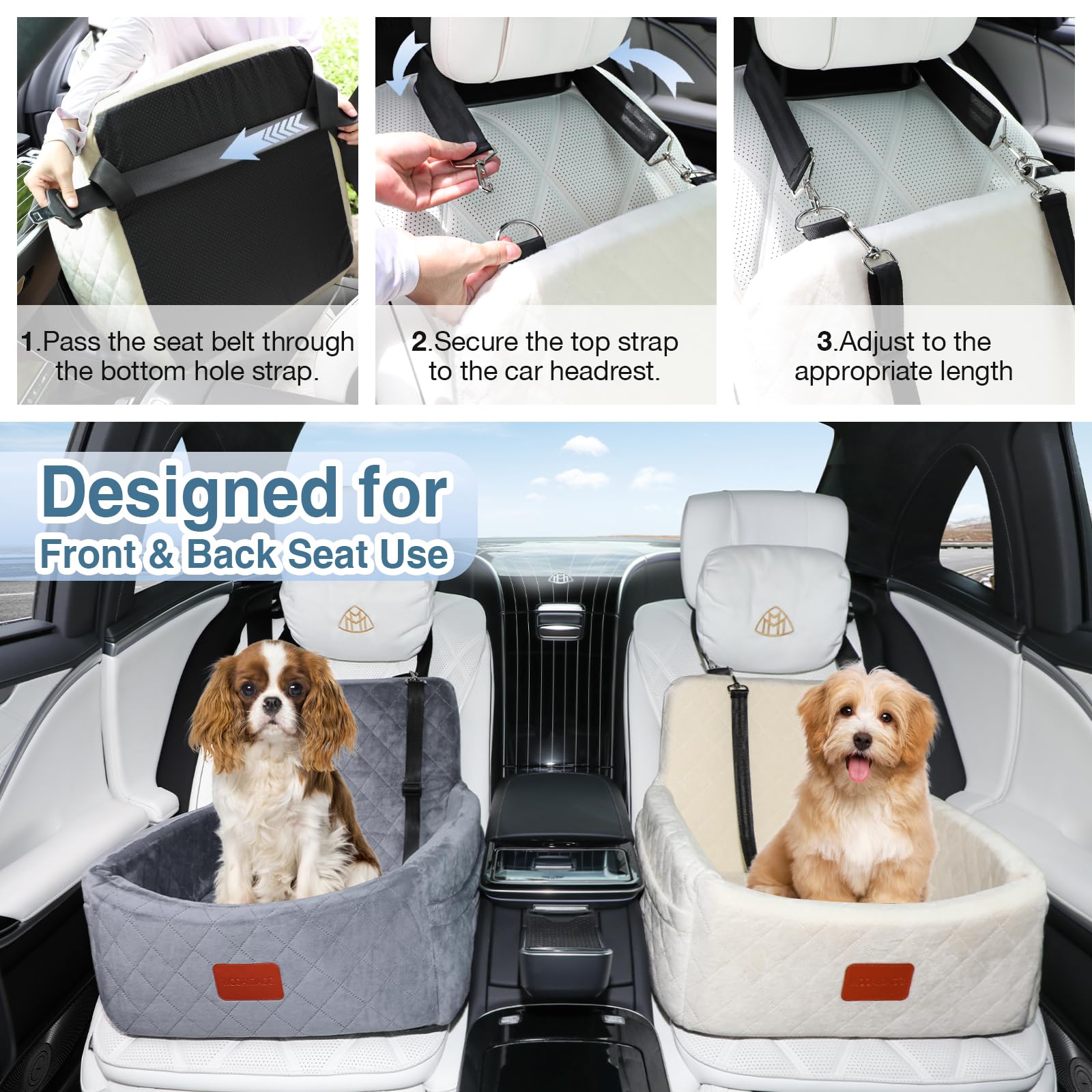 Wooaidagg beige color blends with car interiors