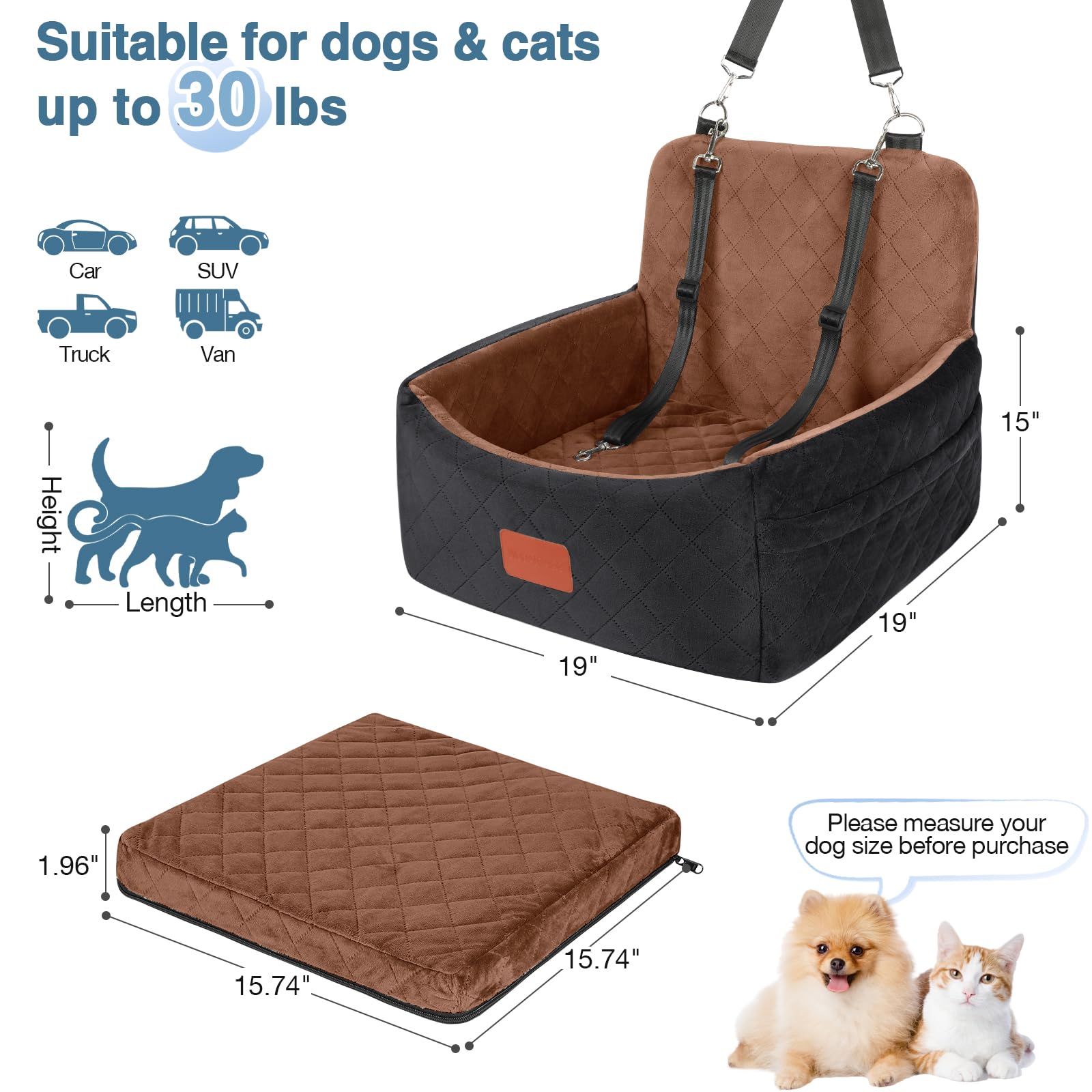 Wooaidagg washable cover for easy cleanup after adventures