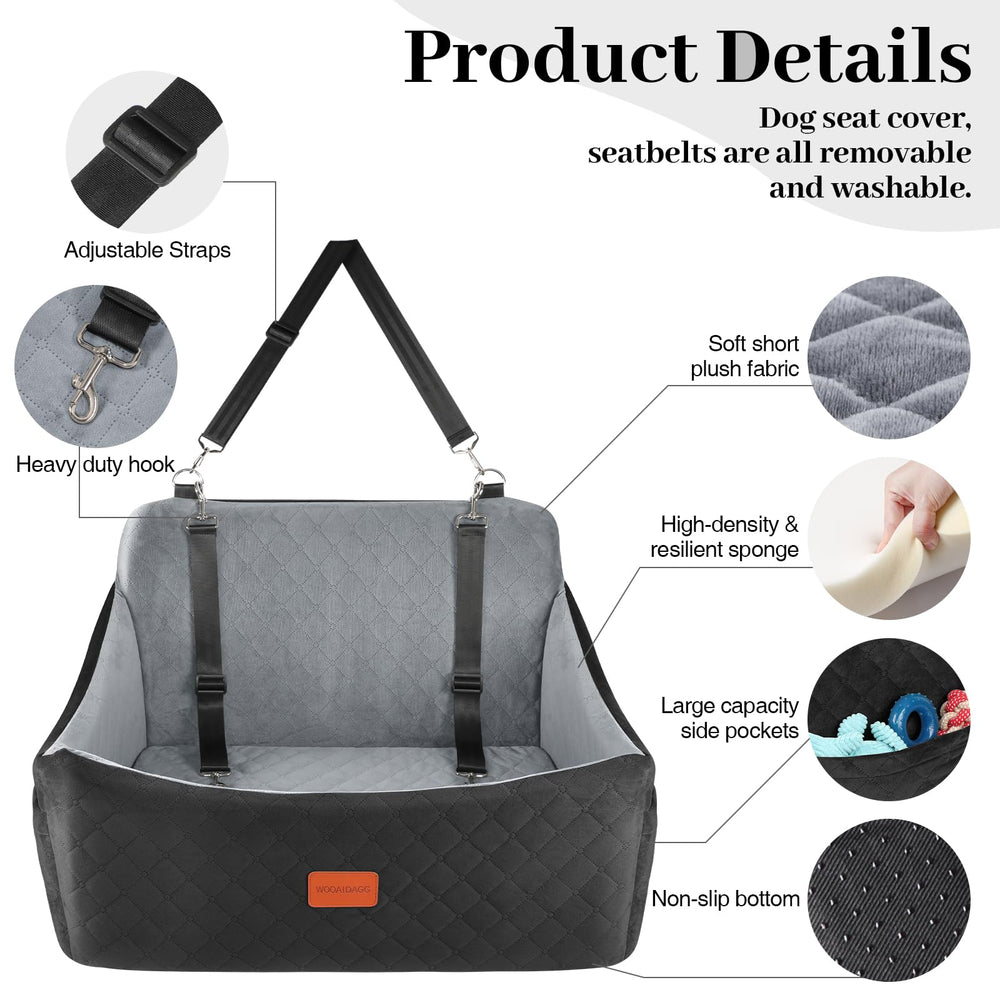 Wooaidagg dog seat washable-cover keeps your car clean