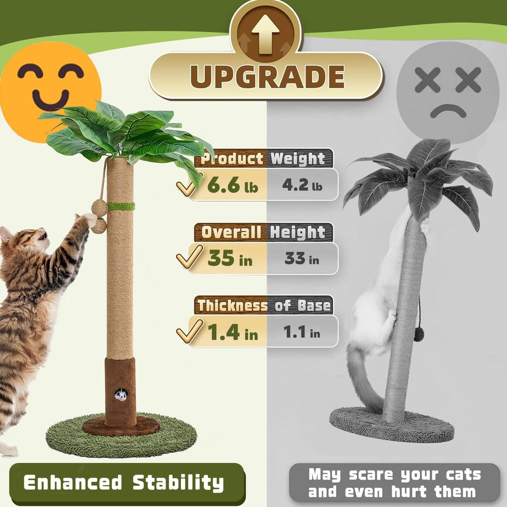Woochpet green palm-tree design complements home decor.