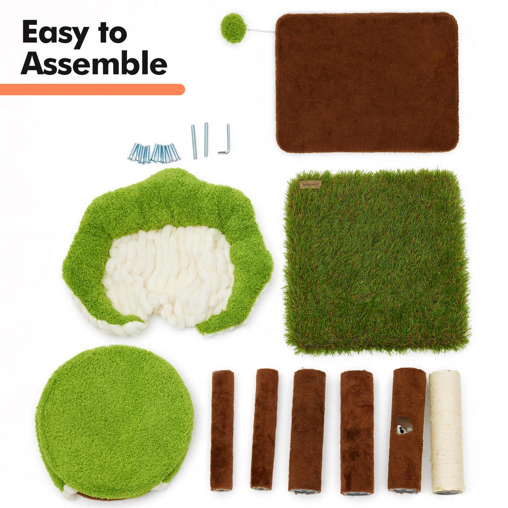 Woochpet space-saving design fits small living spaces for cats