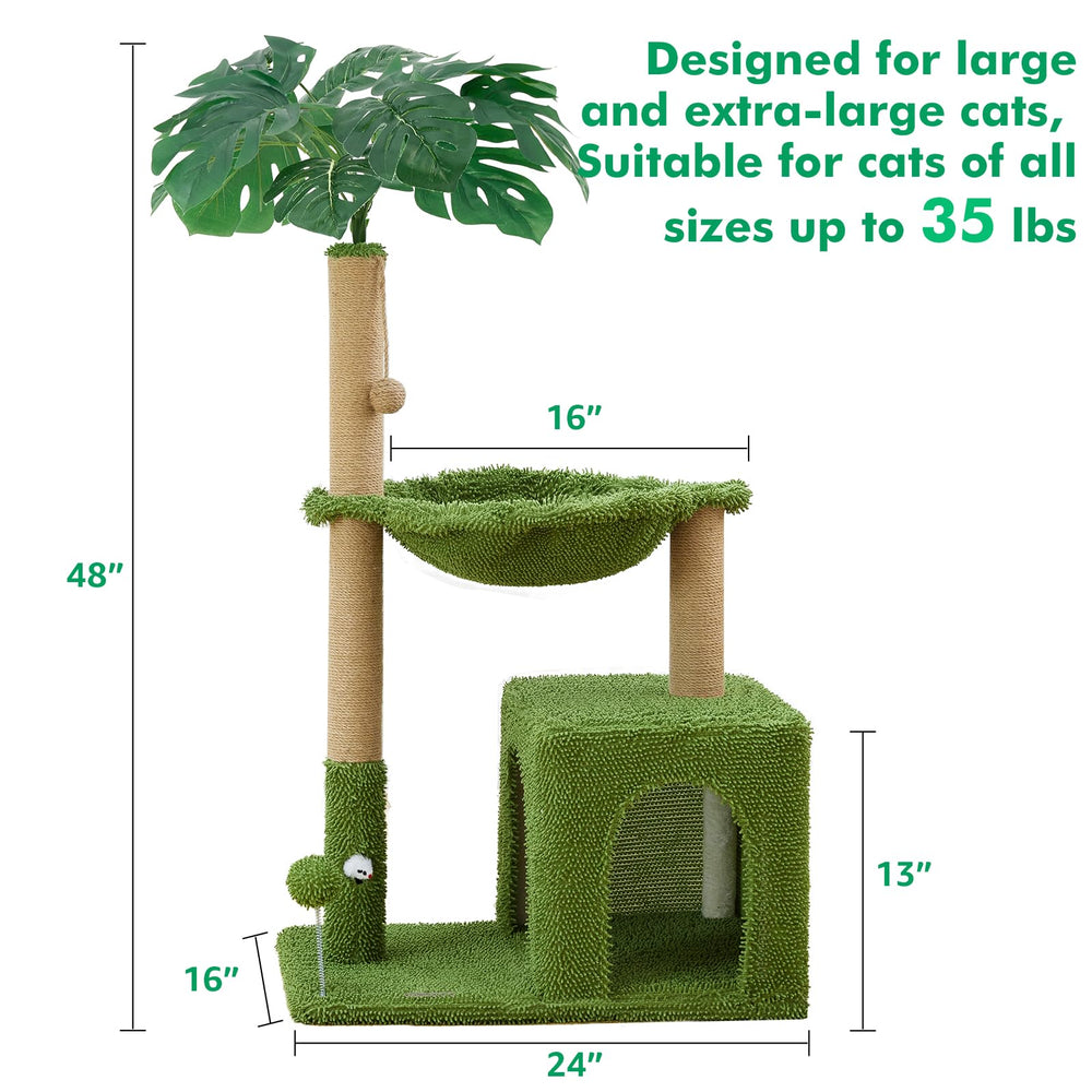 Woochpet cat tree top condo – a private retreat for lounging.