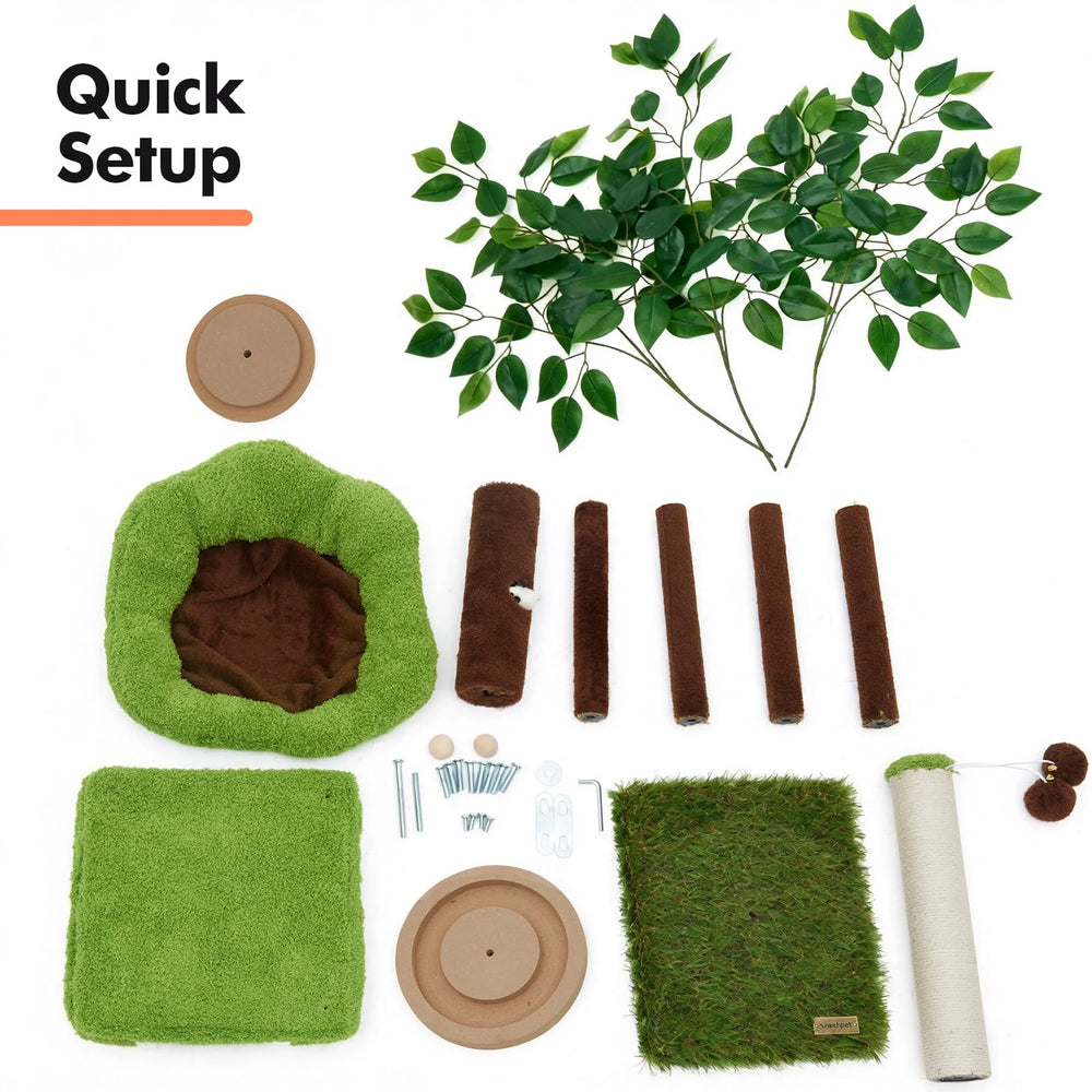 Woochpet easy-assembly design ensures quick, hassle-free setup