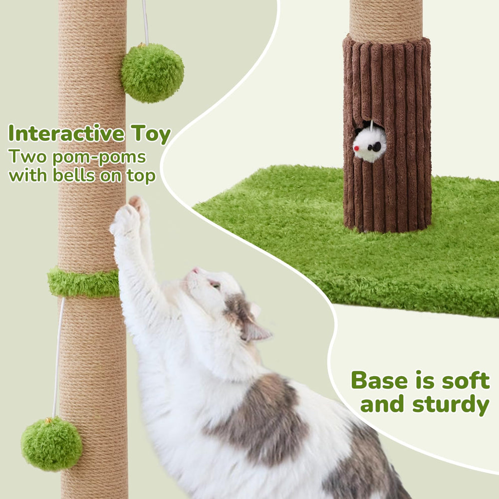Woochpet sturdy base remains steady during vigorous scratching