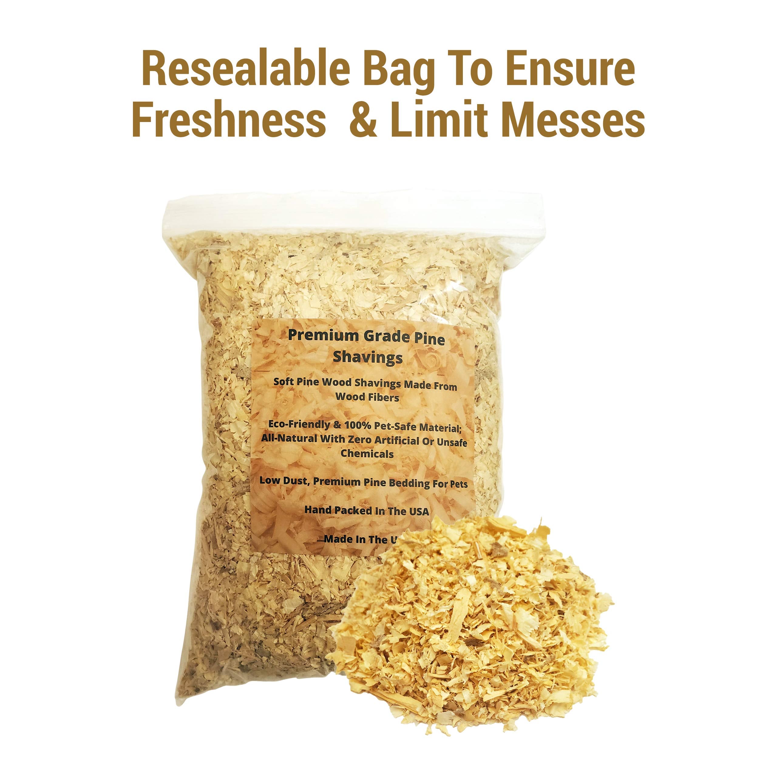 Wood Smith USA odor control naturally helps keep coops and cages smelling fresh.