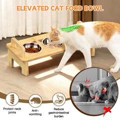 Woodever stainless steel cat bowls are durable and dishwasher safe