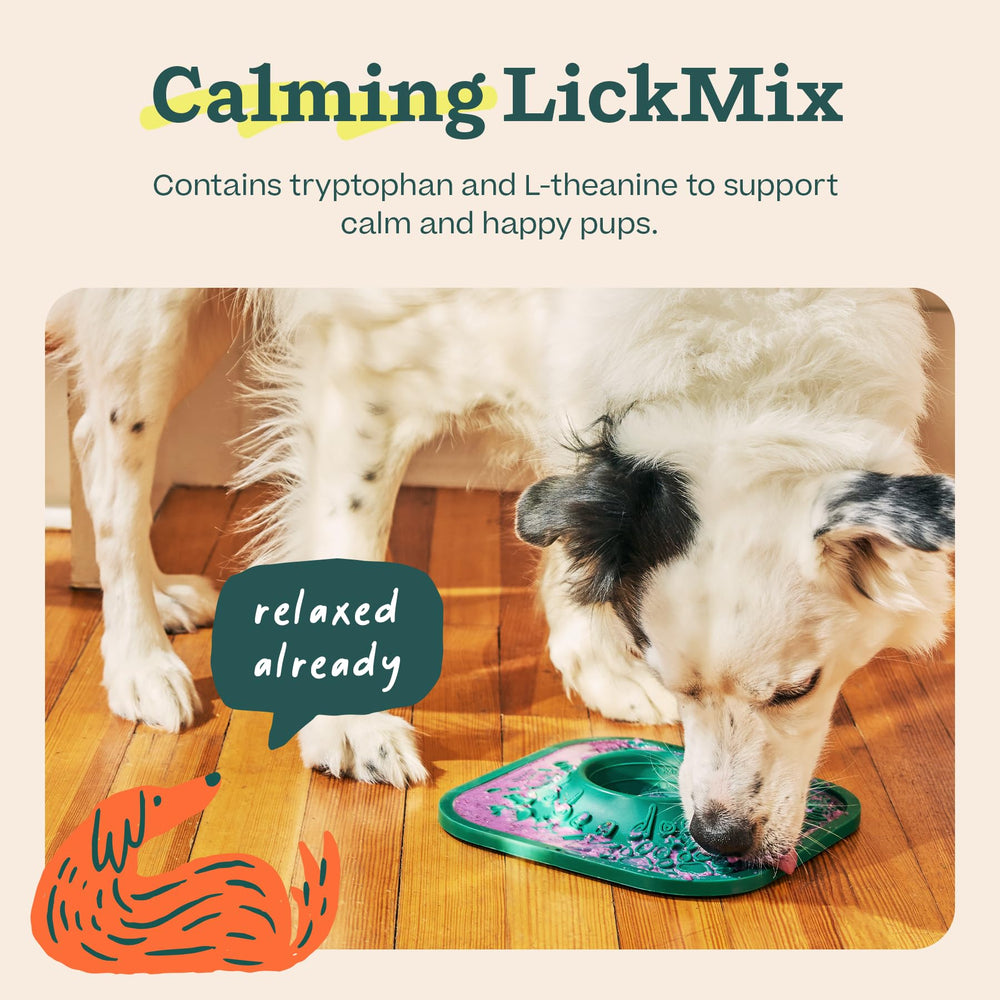 WOOF LickMixes product packaging highlights the Denver-made design.