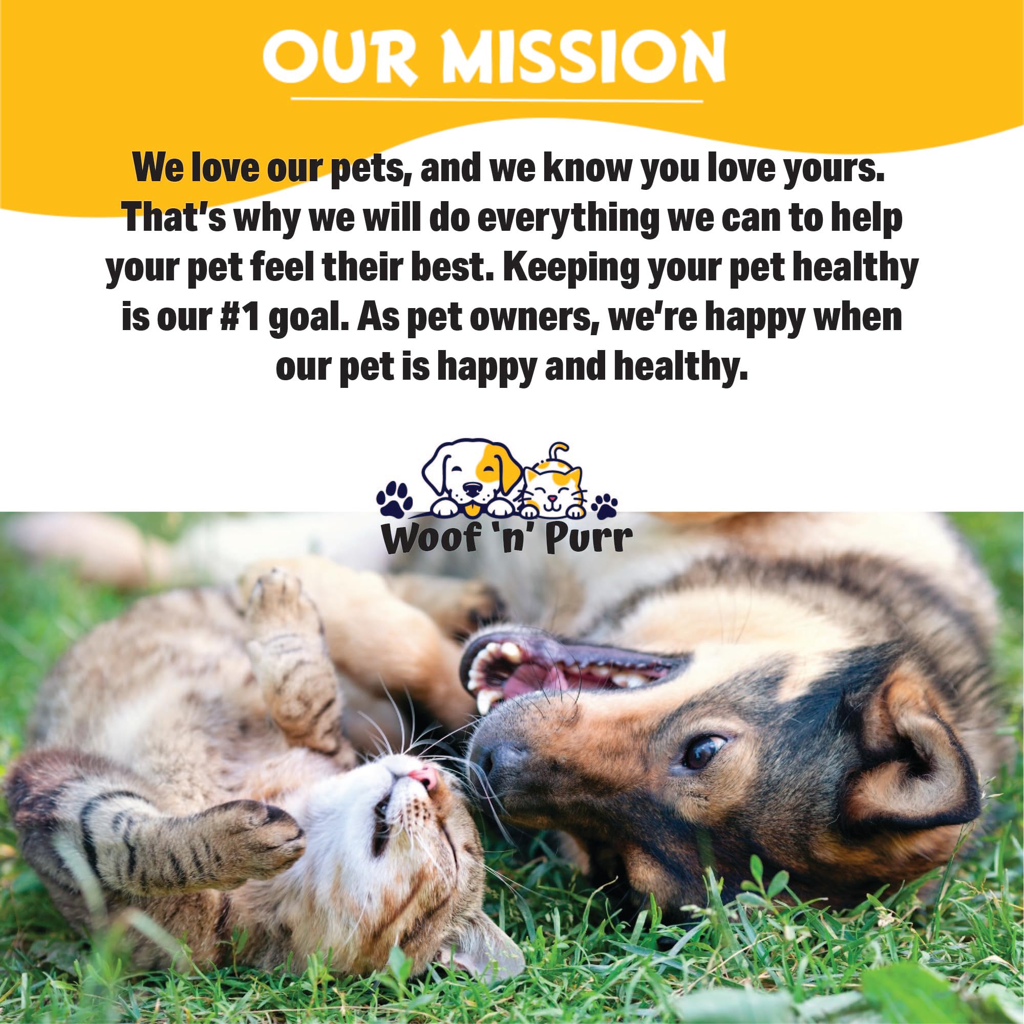 Woof 'n' Purr mange treatment kit for easy home care.