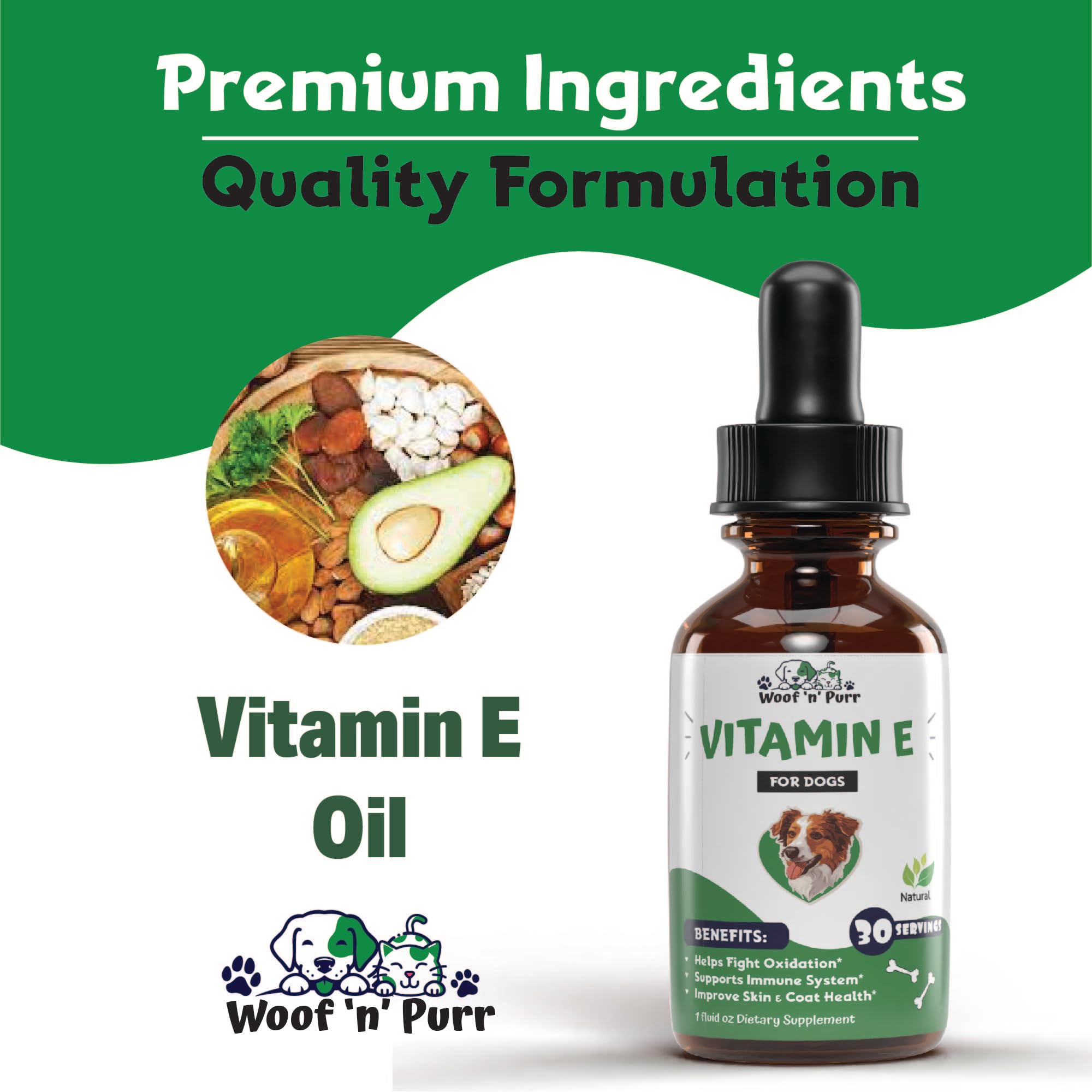 Shiny coat on a healthy dog with Woof 'n' Purr Vitamin E for Dogs