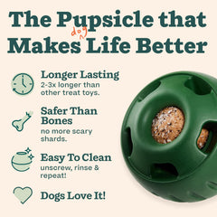 WOOF Pupsicle Treat Tray molds for healthy frozen snacks.