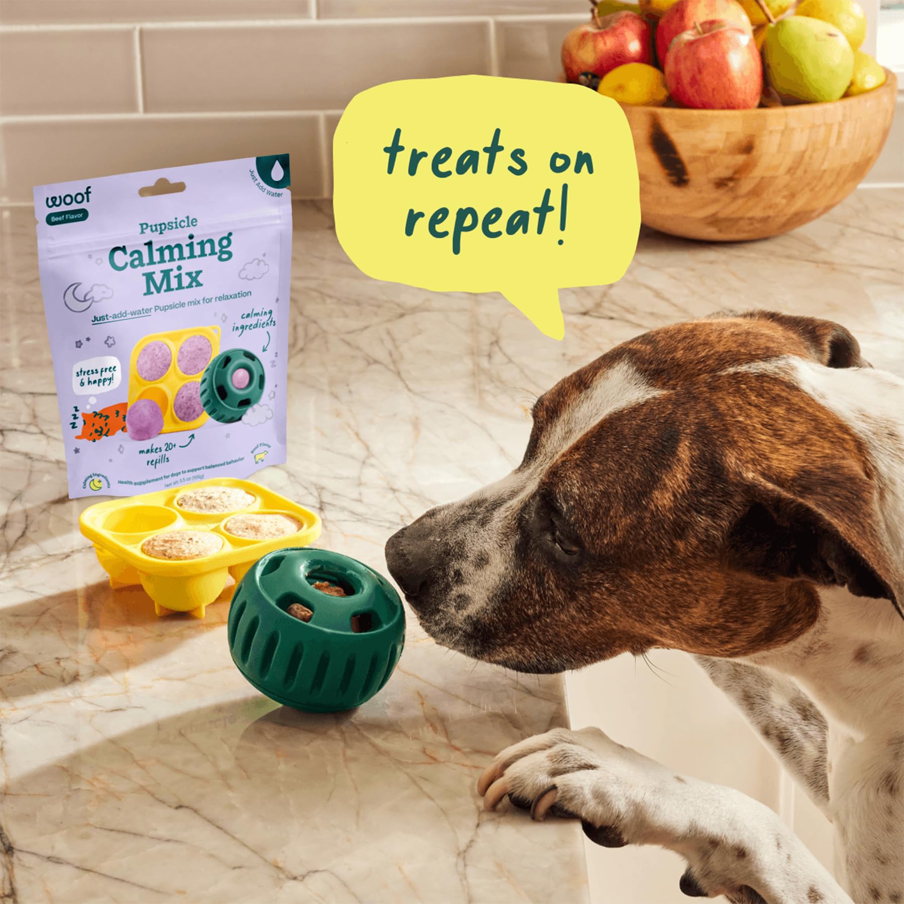WOOF Topper Lickmat Use versatile mix as topper or spread