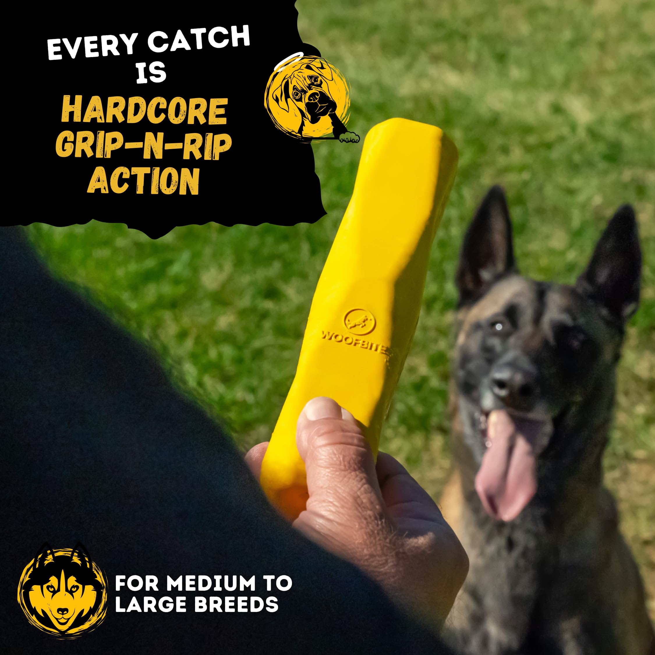 WoofBite chew-proof design reduces junk toy replacements.