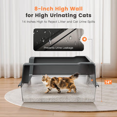 WoofiGo XXL easy-clean metal surface for quick maintenance.