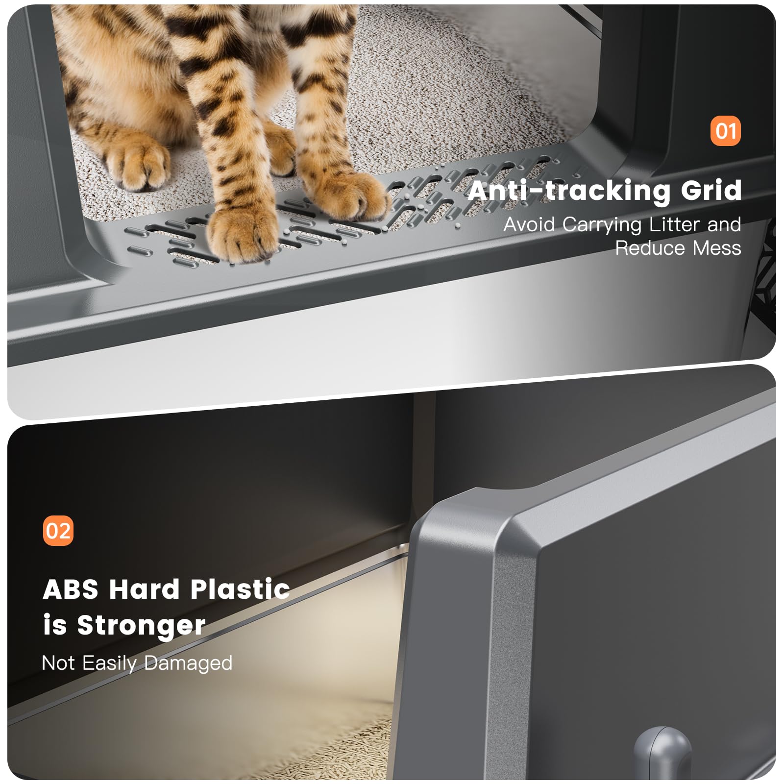 WoofiGo XXL suitable for multi-cat homes to minimize frequent box changes.
