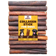 Woofley's 6-Inch Collagen Sticks pack front, rawhide-free chew for dogs