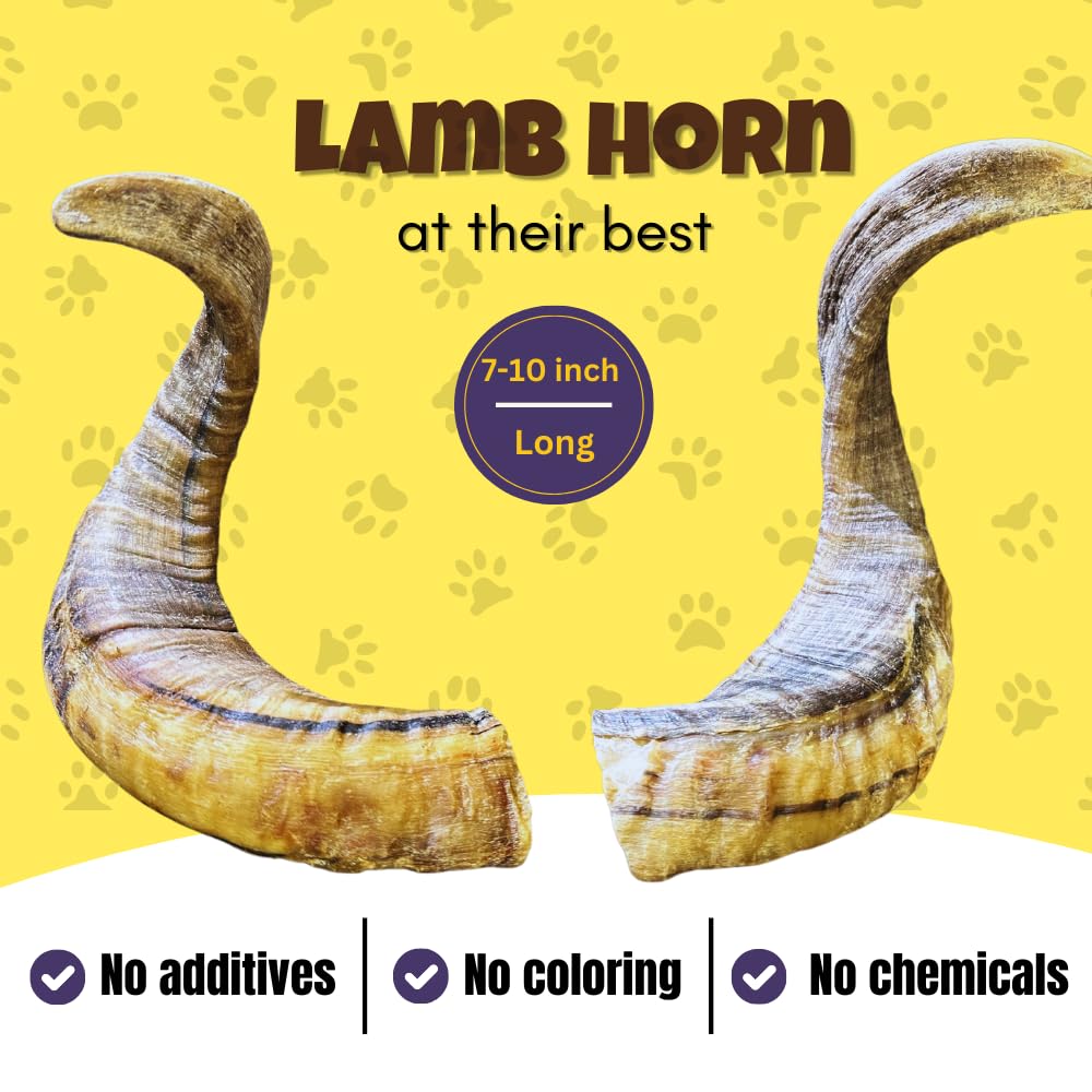 Woofley's Lamb Horn is turkey-sourced, high-quality chew for healthy chewing sessions.