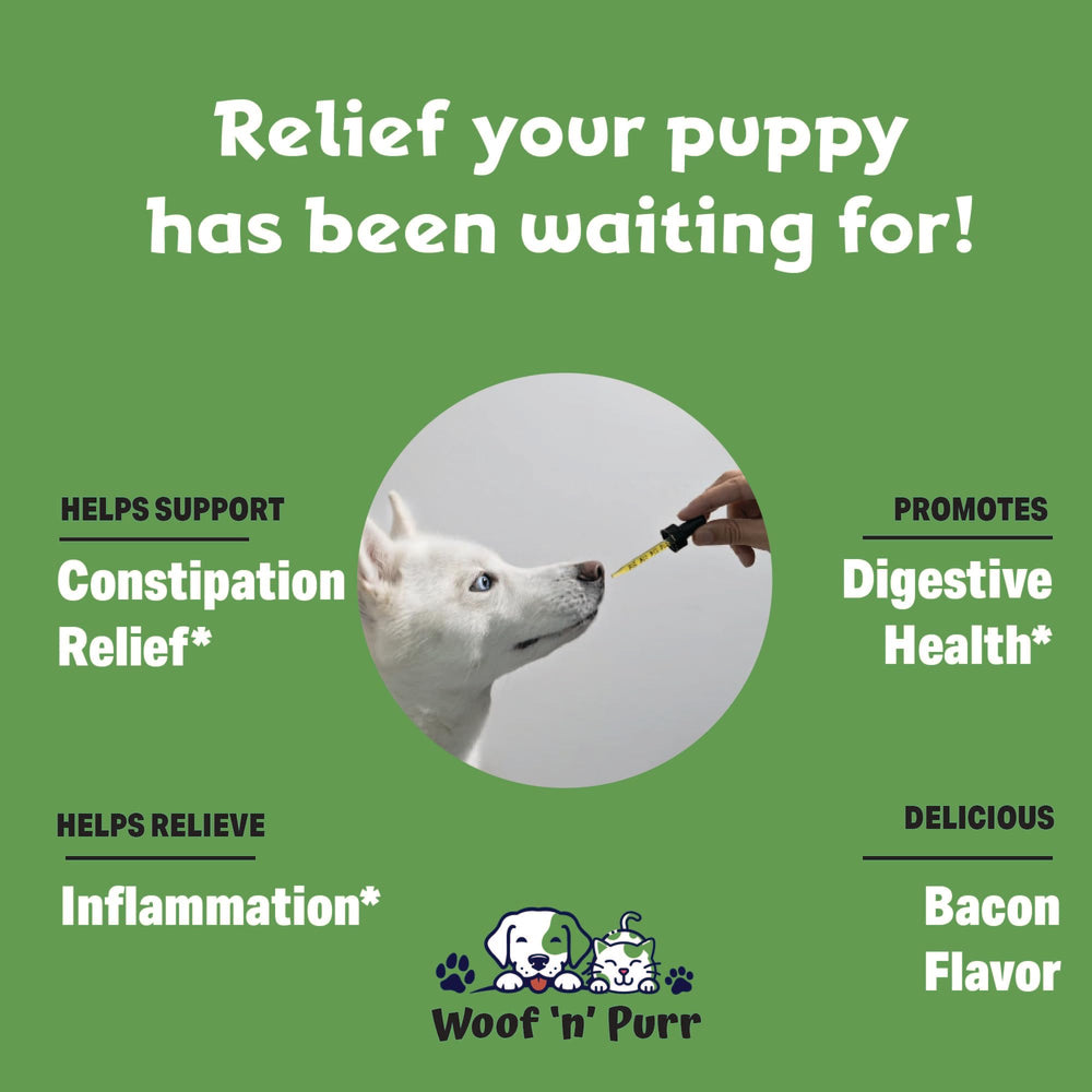 WoofnPurr Triphala ingredients highlight natural digestive support for dogs.