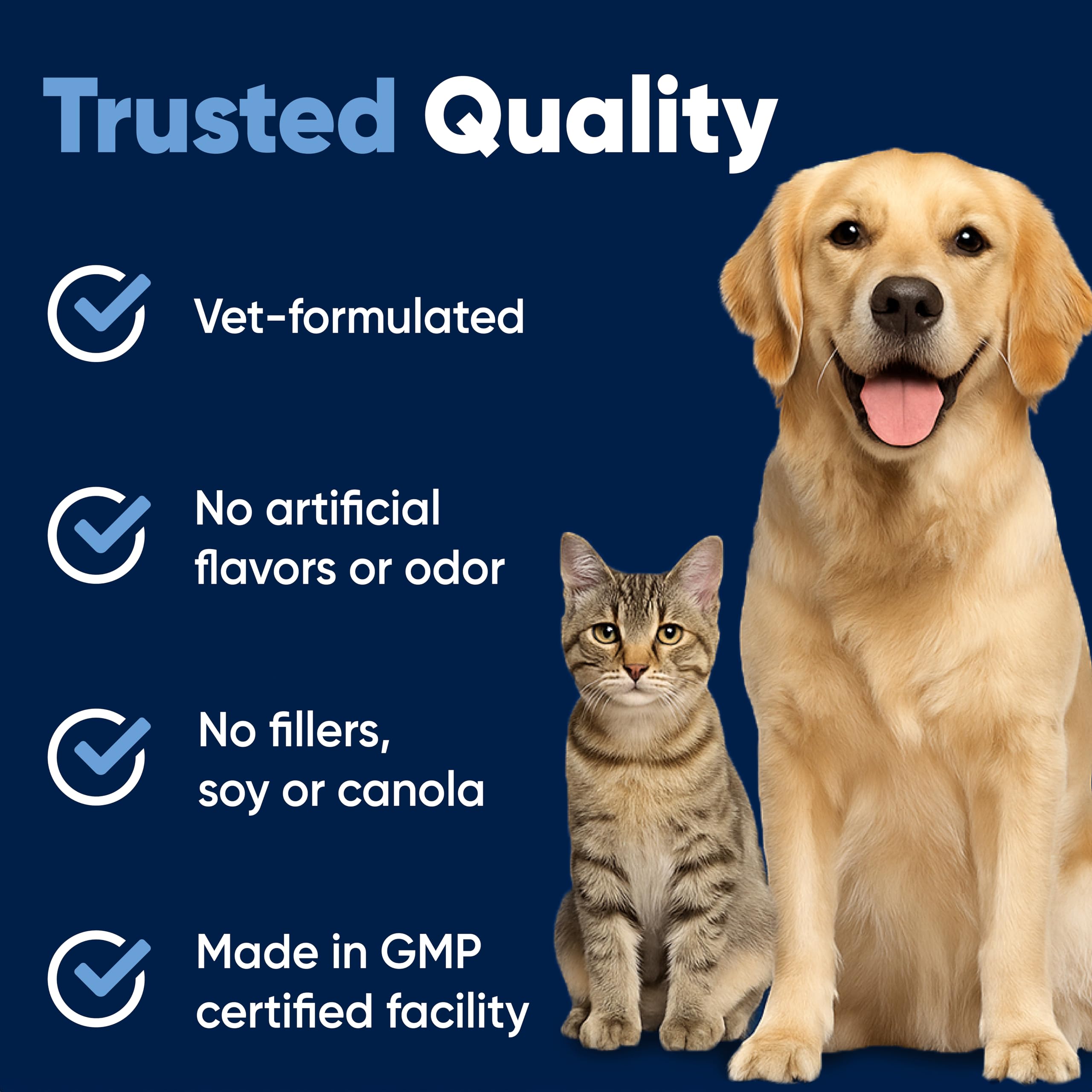 Woofy Pancreatin digestive support mixing into pet food during meals