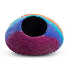 Woolygon Premium Felt Cat Cave Bed merino wool texture soft and cozy