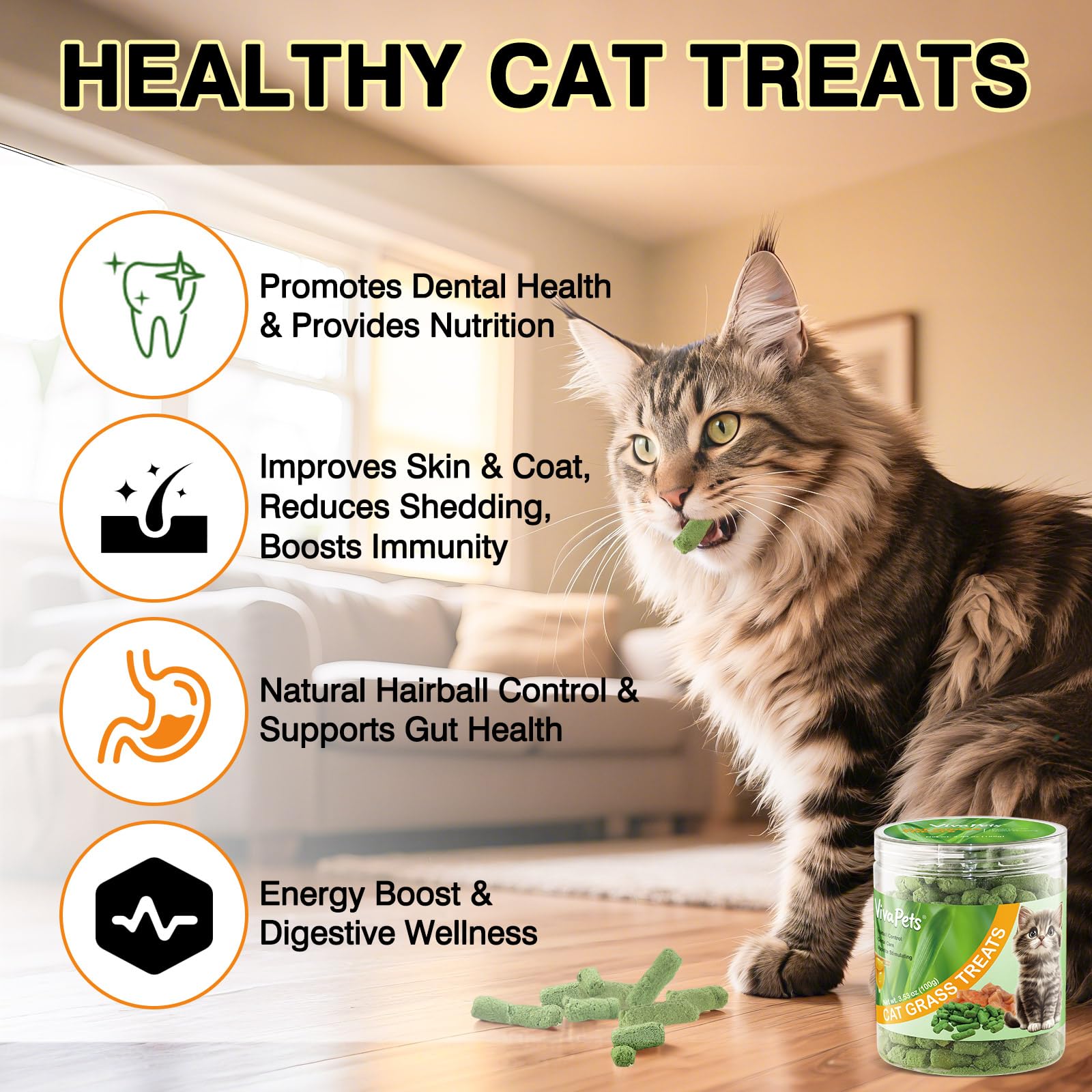 WootPet crunchy texture hints dental-friendly chewing action