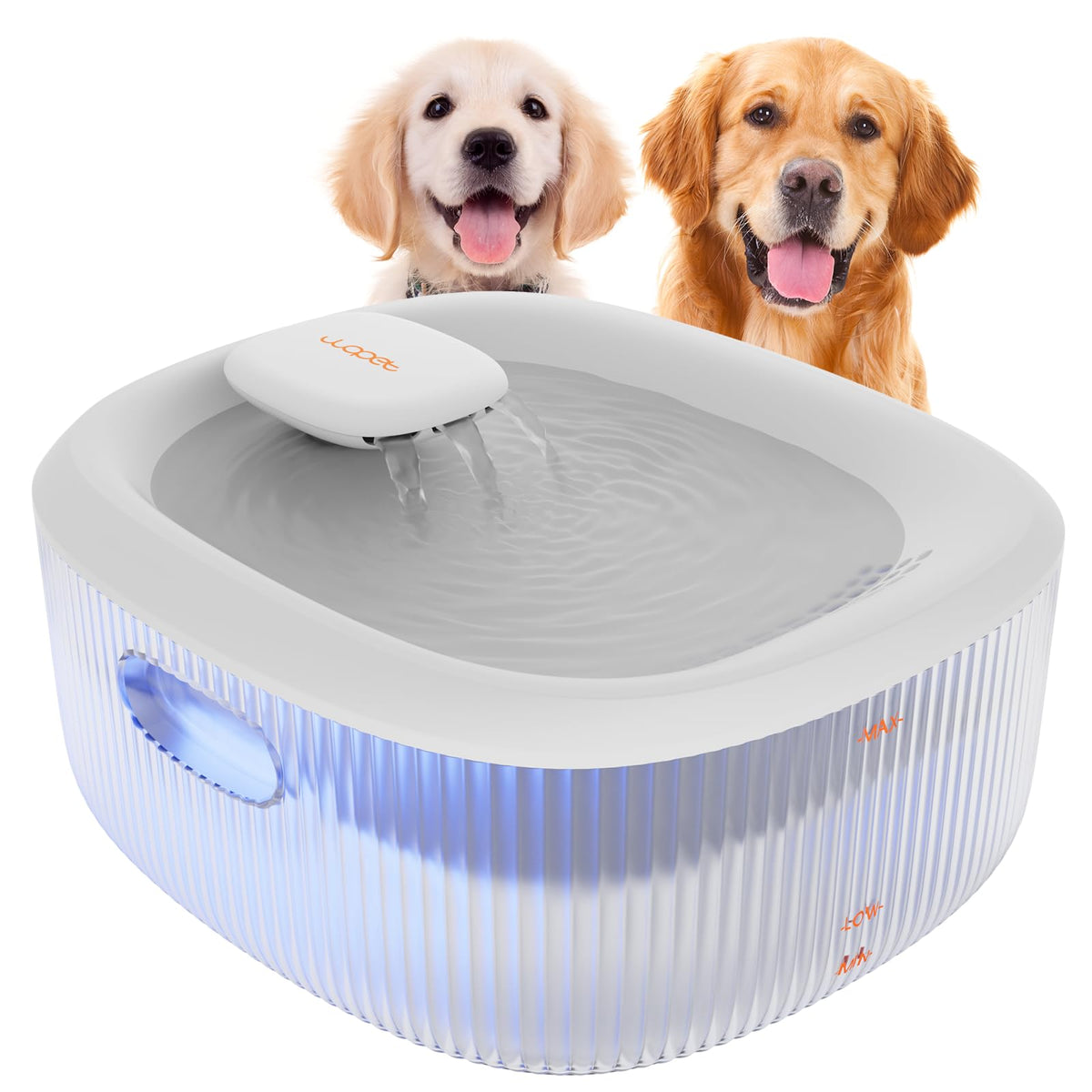WOPET 6L fountain with large capacity for multi-pet homes.