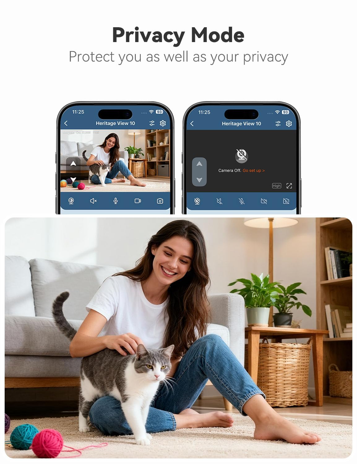 WOPET feeder with 4x digital zoom for close-up viewing of pets.