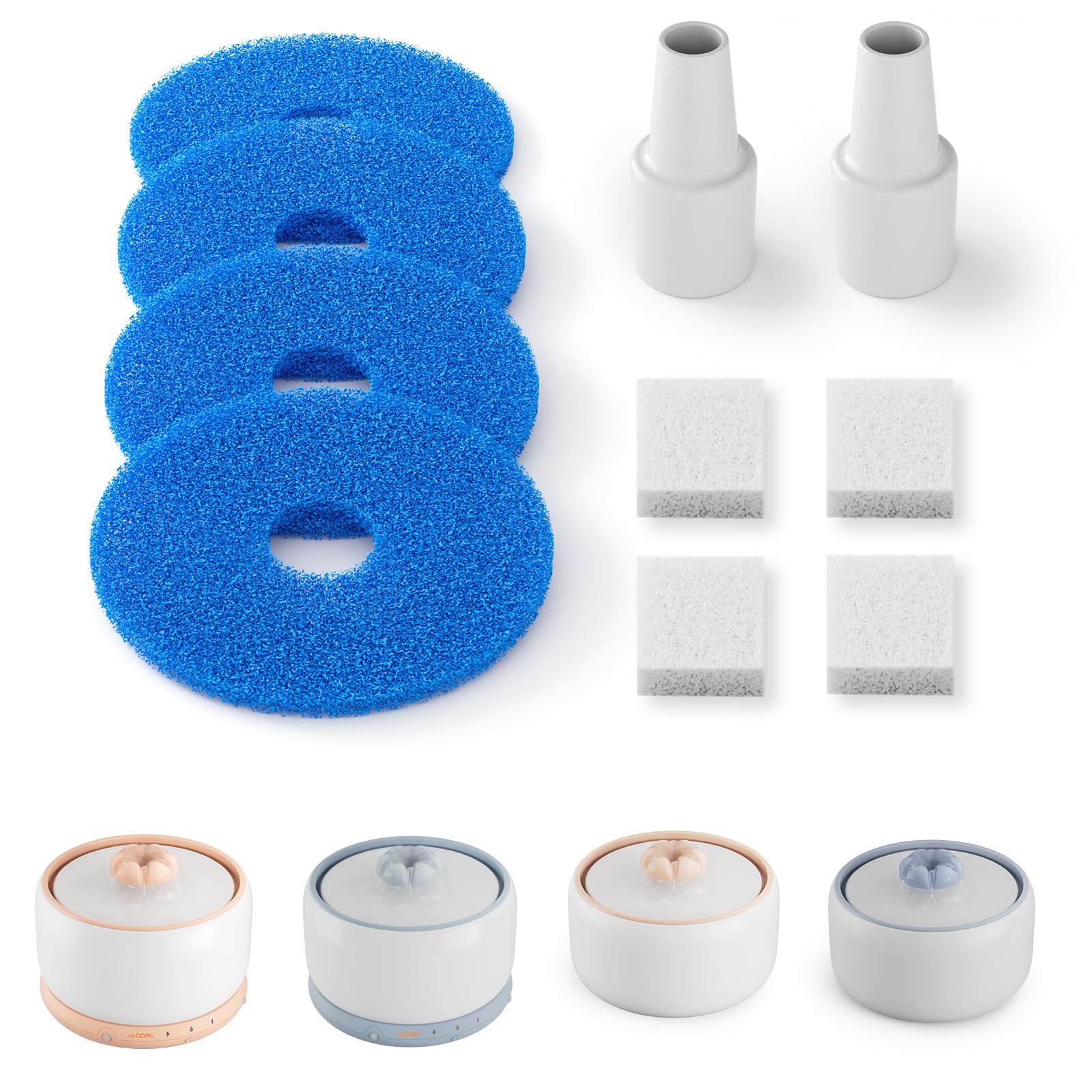 WOPET filter columnar core enhances water flow for cats and small dogs