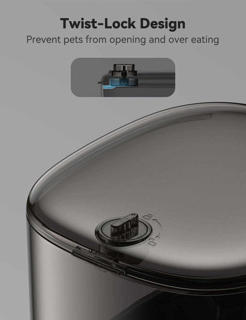 WOPET feeder compact design fits small spaces while delivering reliable portion control.