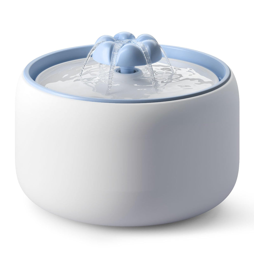 WOPET premium ceramic cat water fountain with quiet pump for calm hydration