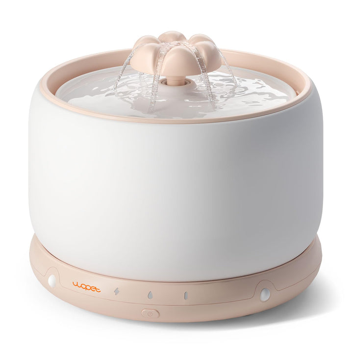 WOPET wireless cat water fountain ceramic body for clean hydration