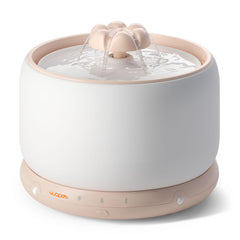 WOPET wireless cat water fountain ceramic body for clean hydration