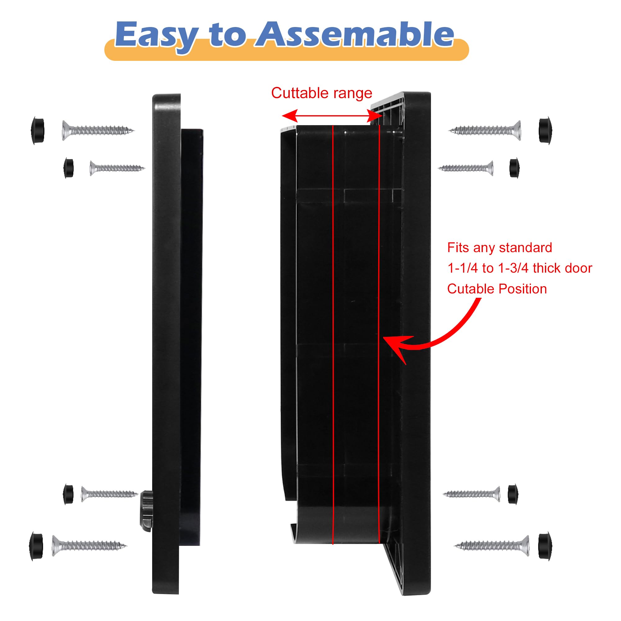 Wordcam X-Large Cat Door in-use cat demonstrates easy indoor/outdoor access.