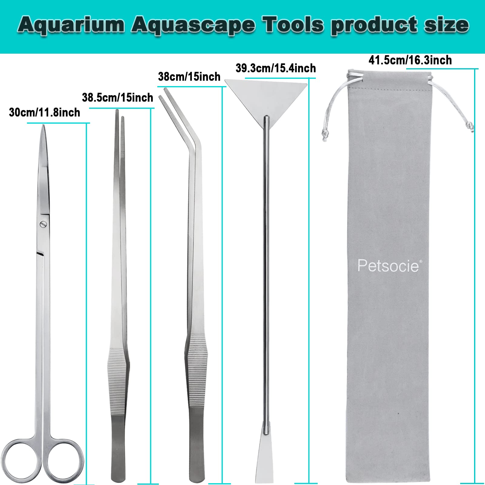 WORFACE straight tweezers for precise planting and root tabs