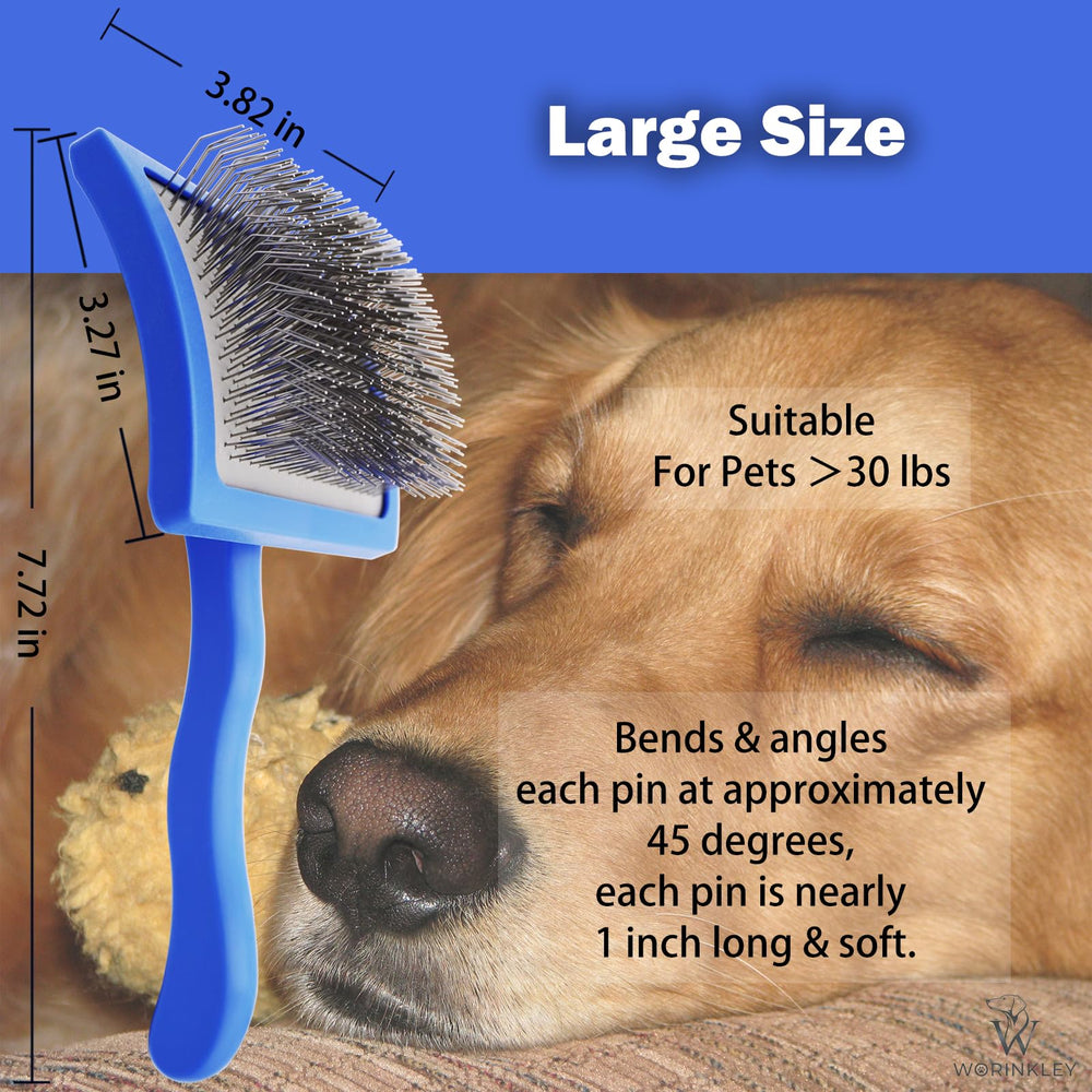 Worinkley retractable pad protects skin while brushing