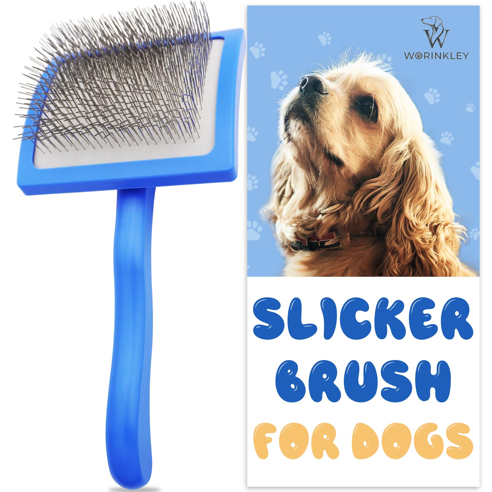 Worinkley travel-friendly brush stays ready on the go